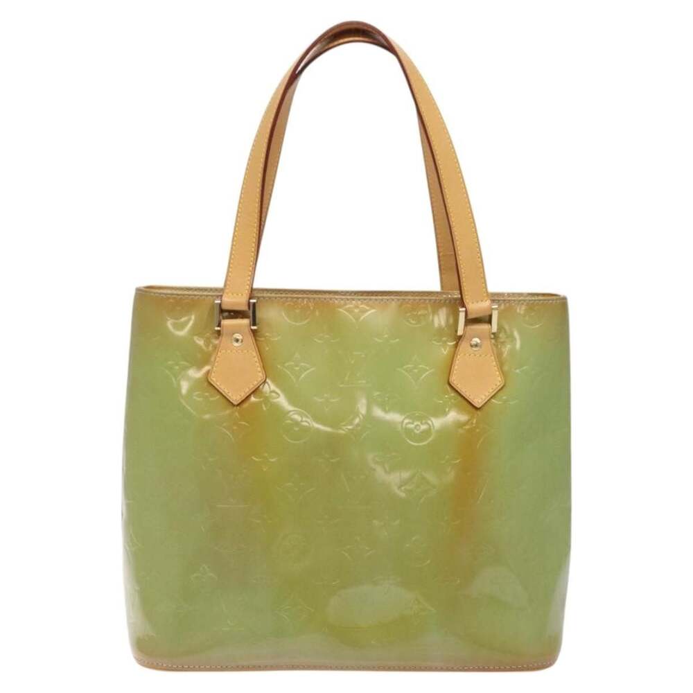 Louis Vuitton Monogram Vernis Houston Handbag Baby Blue